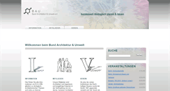 Desktop Screenshot of bau-architekten.de